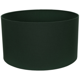ValueLights Reni Large Forest Green Fabric Drum Shade