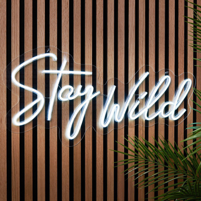 Stay Wild Outdoor Neon Light - image 1
