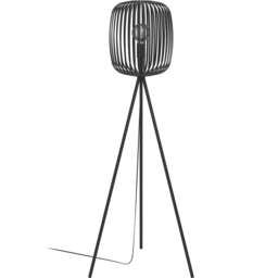 EGLO Romazzina Black Tri Floor Lamp
