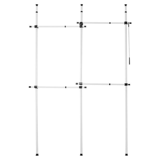 House of Home Telescopic 2-Tier Double Clothes Rail - image 1
