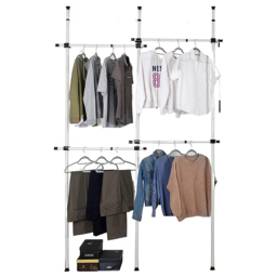 House of Home Telescopic 2-Tier Double Clothes Rail - thumbnail 3