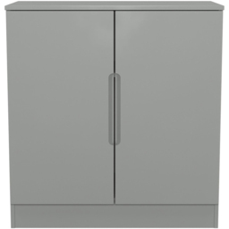 Crowndale Milan Dusk Grey 2 Door Cabinet Ready Assembled - thumbnail 2