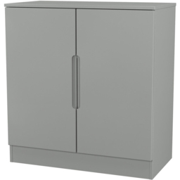 Crowndale Milan Dusk Grey 2 Door Cabinet Ready Assembled - thumbnail 4
