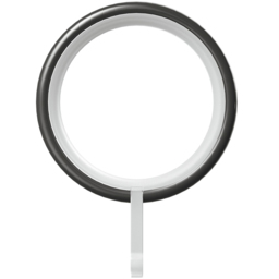 Rothley Gunmetal Curtain Rings 10 Pack - thumbnail 1