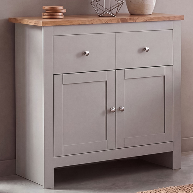 Vida Designs Arlington 2 Door 2 Drawer Grey Sideboard - image 1