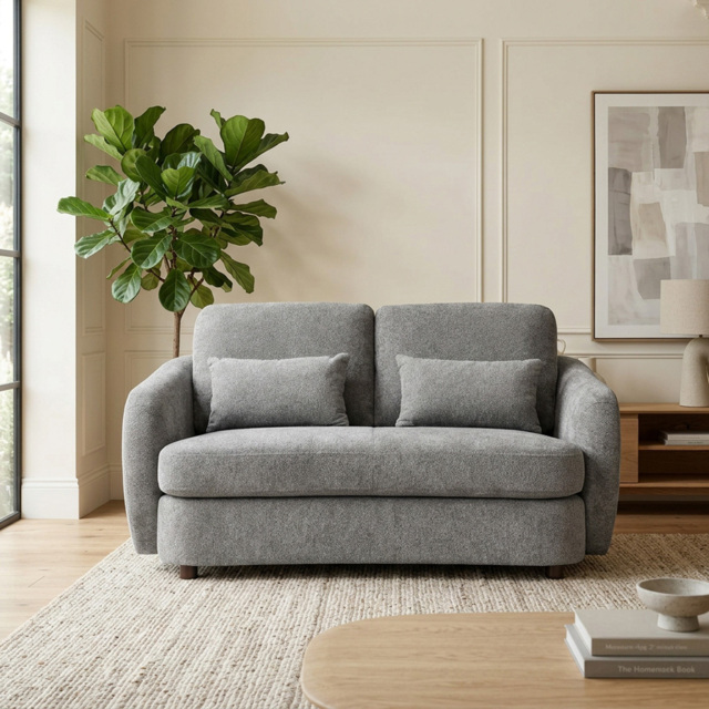 2 Seater Grey Mabel Sofa - image 1