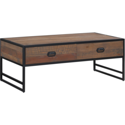 Baumhaus Ooki 2 Drawer Tall Open Coffee Table - thumbnail 2