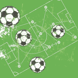 Origin Murals Football Grunge Texture Green Wall Mural - thumbnail 2
