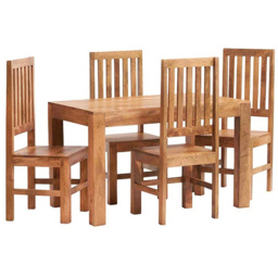 Brooklyn Napoli Toko 4 Seater Dining Set Light Mango - thumbnail 2