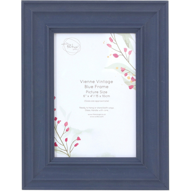 Vienne Vintage Photo Frame Blue - image 1