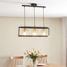 Paramount Black 3 Pendant Ceiling Light - thumbnail 2