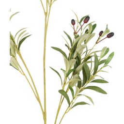 Green Faux Olive Artificial Single Stem - thumbnail 3