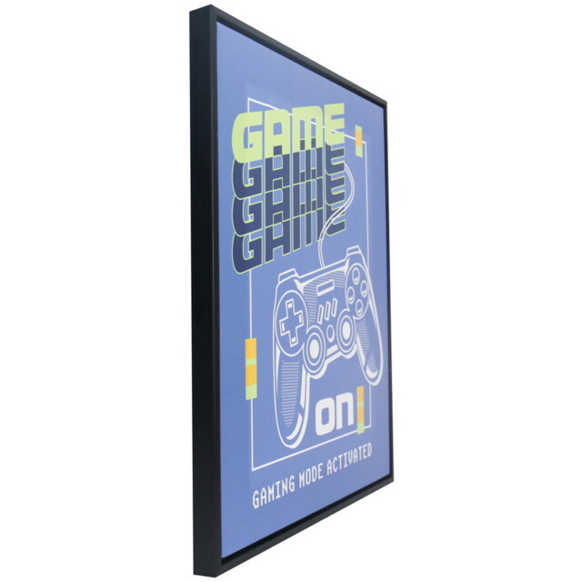 Graphic Gaming Framed Print - Multicolour - image 1