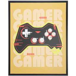 Graphic Gaming Framed Print - Multicolour - thumbnail 4