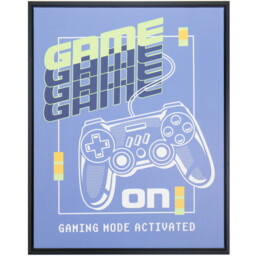 Graphic Gaming Framed Print - Multicolour - thumbnail 3