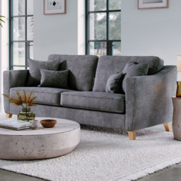 Marlon City Steel 2 Seater Large Sofa