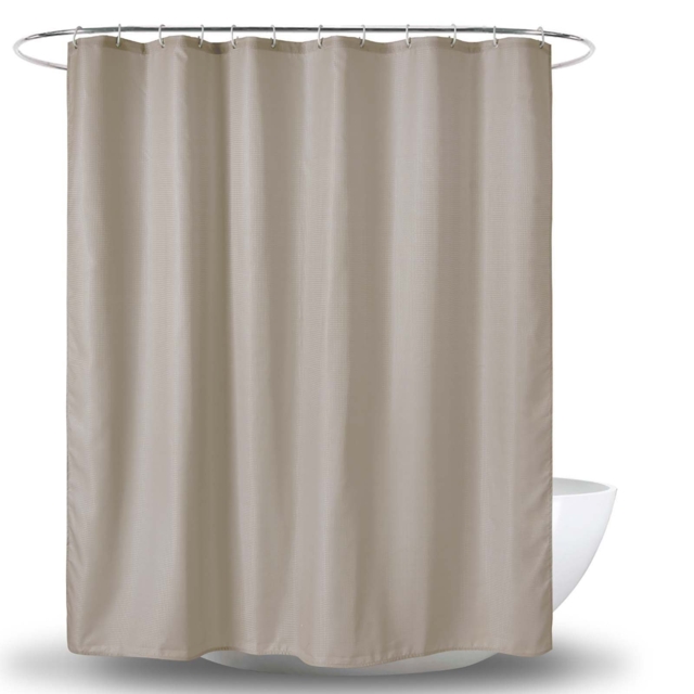 Homebase Edit Waffle Cream Shower Curtain