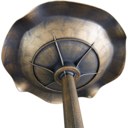 Outsunny Bronze Tone Lotus Leaf Basin Garden Bird Bath - thumbnail 3
