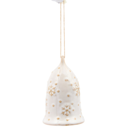 Snowflake Bell Hanger Cream - thumbnail 2