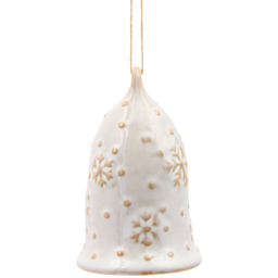 Snowflake Bell Hanger Cream - thumbnail 3