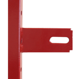 MonsterShop 3 Shelf Red Volcano Metal Van Shelving Rack Set of 2 - thumbnail 4