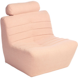 Desser Furniture Powder Pink Boucle Cosy Chair - thumbnail 2