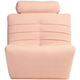 Desser Furniture Powder Pink Boucle Cosy Chair - thumbnail 3