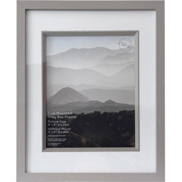 Evie Mounted Inlay Photo Frame Grey 10 x 8 inch