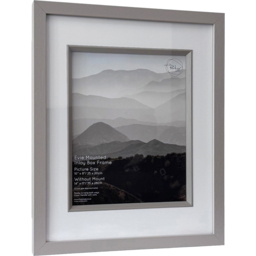 Evie Mounted Inlay Photo Frame Grey 10 x 8 inch - thumbnail 2