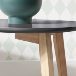Noa and Nani Malme Storm Grey and Natural Pine Occasional Large Side Table - thumbnail 3