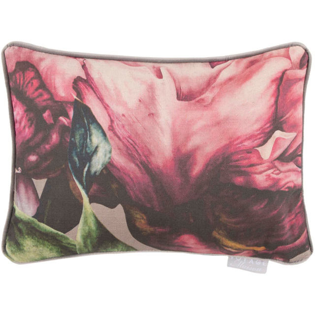Voyage Maison Marie Burke Sennen Fuchsia Printed Feather Cushion 25 x 35cm - image 1
