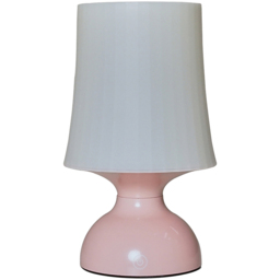 ValueLights Colmar Pink LED Garden Table Lamp