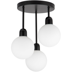 Cosylyte Broome Bathroom 3 Light Opal Glass Ceiling Light