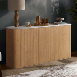 Birlea Kagu 3 Door Oak Sideboard