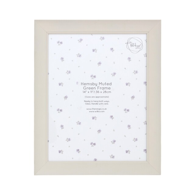 Hemsby Photo Frame Muted Green 14 x 11in - image 1