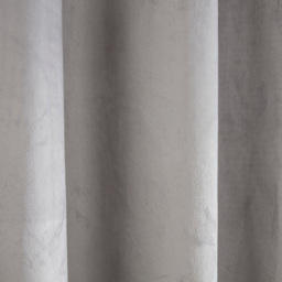 Divante Vermont Velvet Silver Blackout Curtains 168 x 183cm - thumbnail 4
