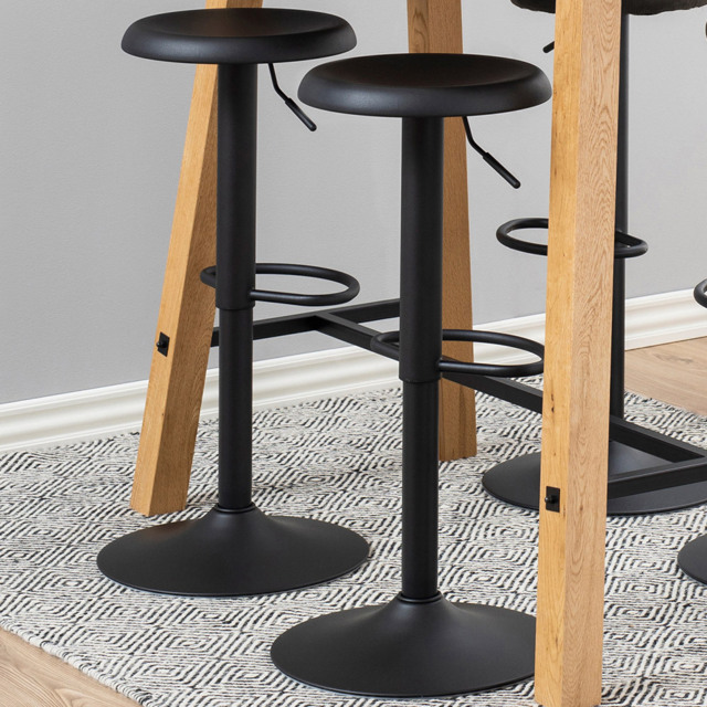 Florence Finch Black Bar Stool Set of 2 - image 1