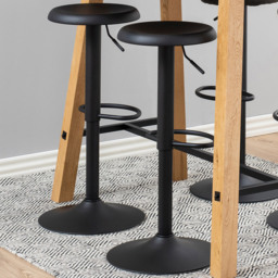 Florence Finch Black Bar Stool Set of 2