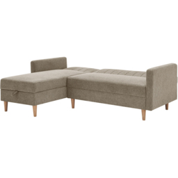 Lennox Corner Sofa Bed with Storage Grey - thumbnail 2