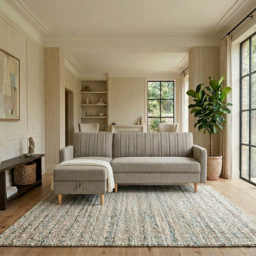 Lennox Corner Sofa Bed with Storage Grey - thumbnail 3