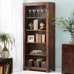 Brooklyn Nihash Toko 5 Shelf Dark Mango Open Bookcase