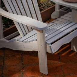 AMATA Ungurs 2 Seater Adirondack Love Seat Grey - thumbnail 4