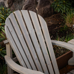 AMATA Ungurs 2 Seater Adirondack Love Seat Grey - thumbnail 3