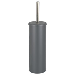 Bathstore Grey Powder Coated Toilet Brush Holder