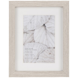 The Port. Co Gallery Grey Wood Effect 6 x 4 inch Box Photo Frame - thumbnail 1