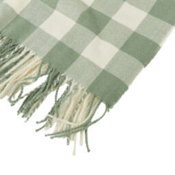 Divante Hayden Green Check Throw 180 x 130cm - thumbnail 3