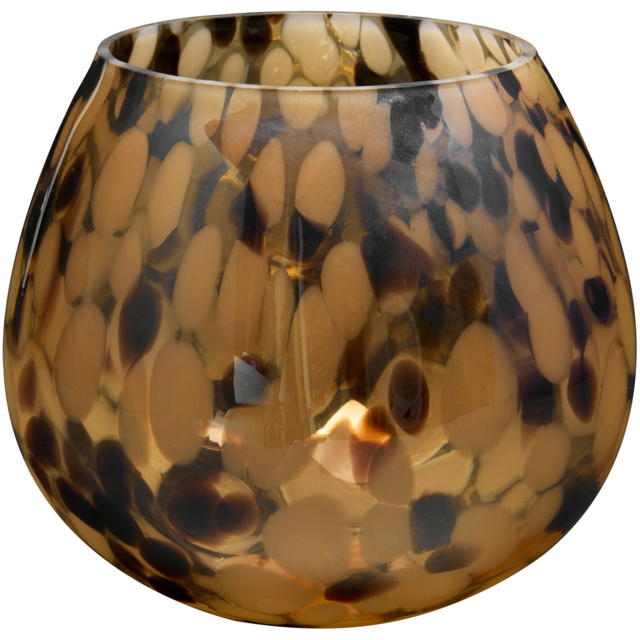 Amber Confetti Candle Holder - image 1