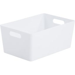 Wham Ice White Rectangular Studio Basket 4.02 5 Pack - thumbnail 4