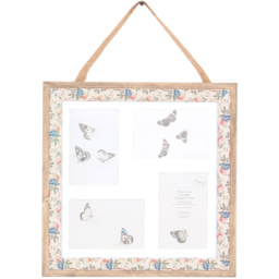 Floral Linen Wooden Collage Frame