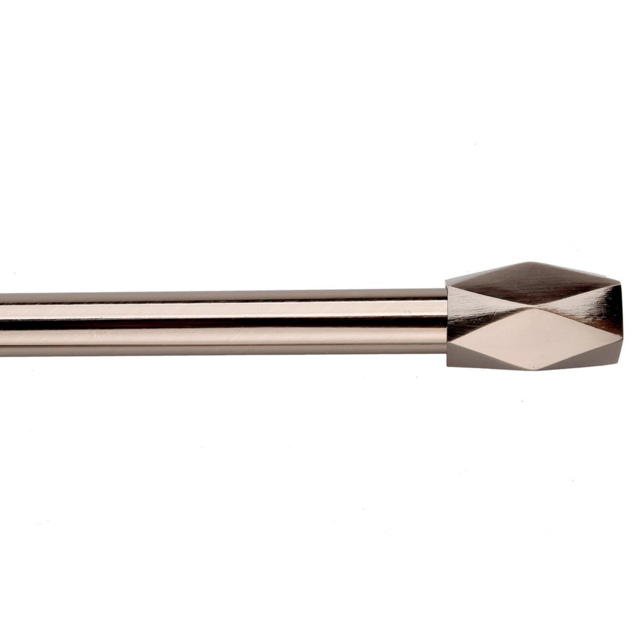 Myra 210-360cm Extendable Graphite Curtain Pole